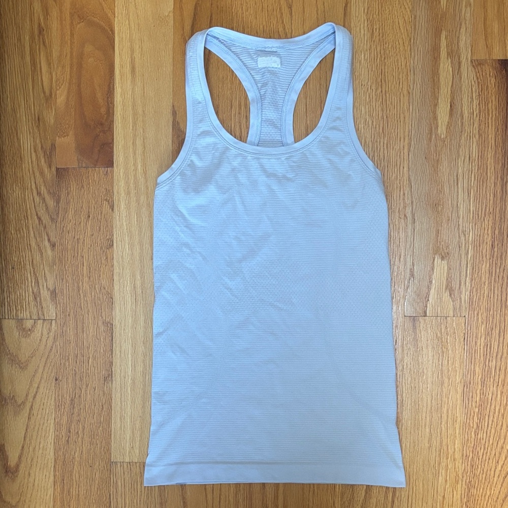 Lululemon Athletica Light Blue Racerback Tank Top